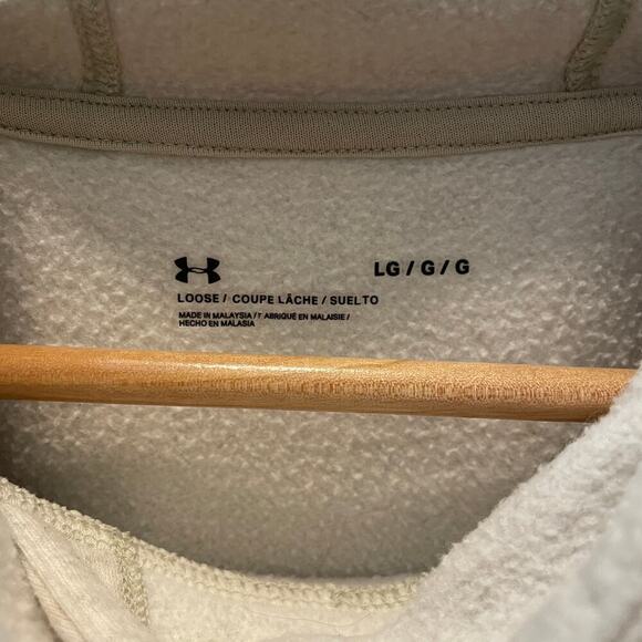 Under Armour Large Gray Hoodie | Loose Fit Pullover, Kangaroo Pocket, EUC - Picture 9 of 9